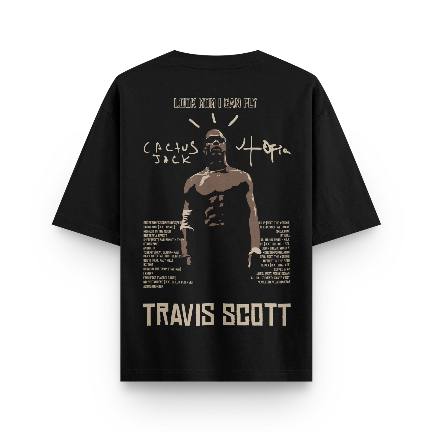 Travis Scott - Albums Oversized Tshirt