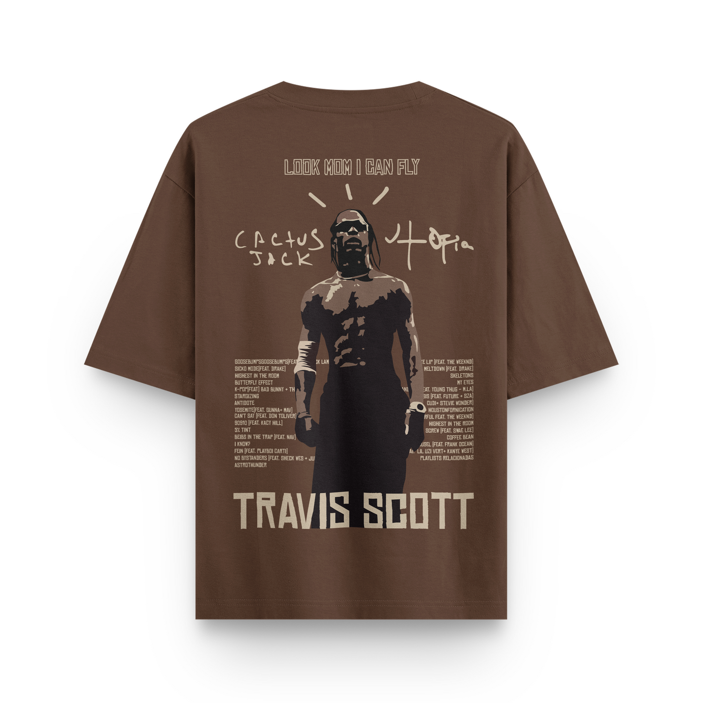 Travis Scott - Albums Oversized Tshirt