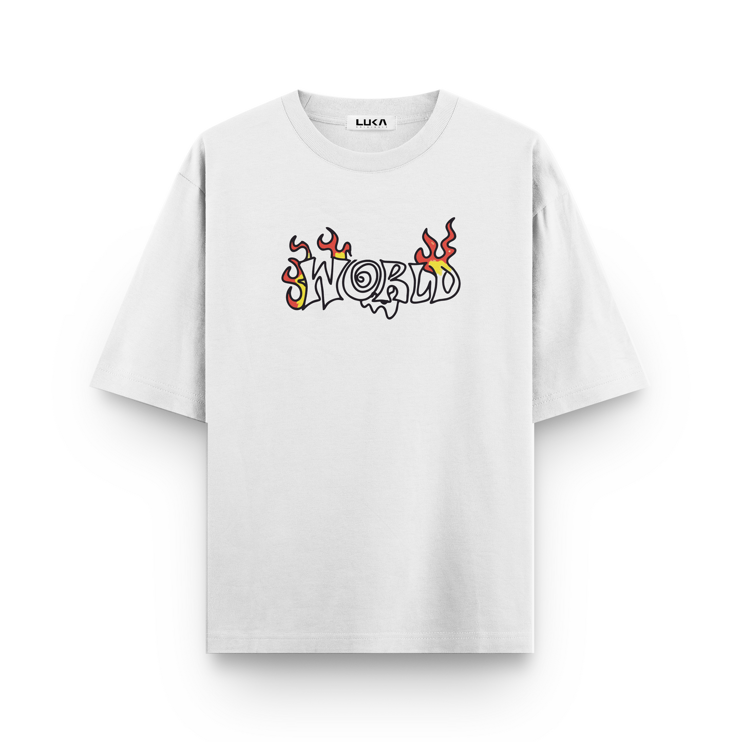 Travis Scott - World Fire Oversized Tshirt