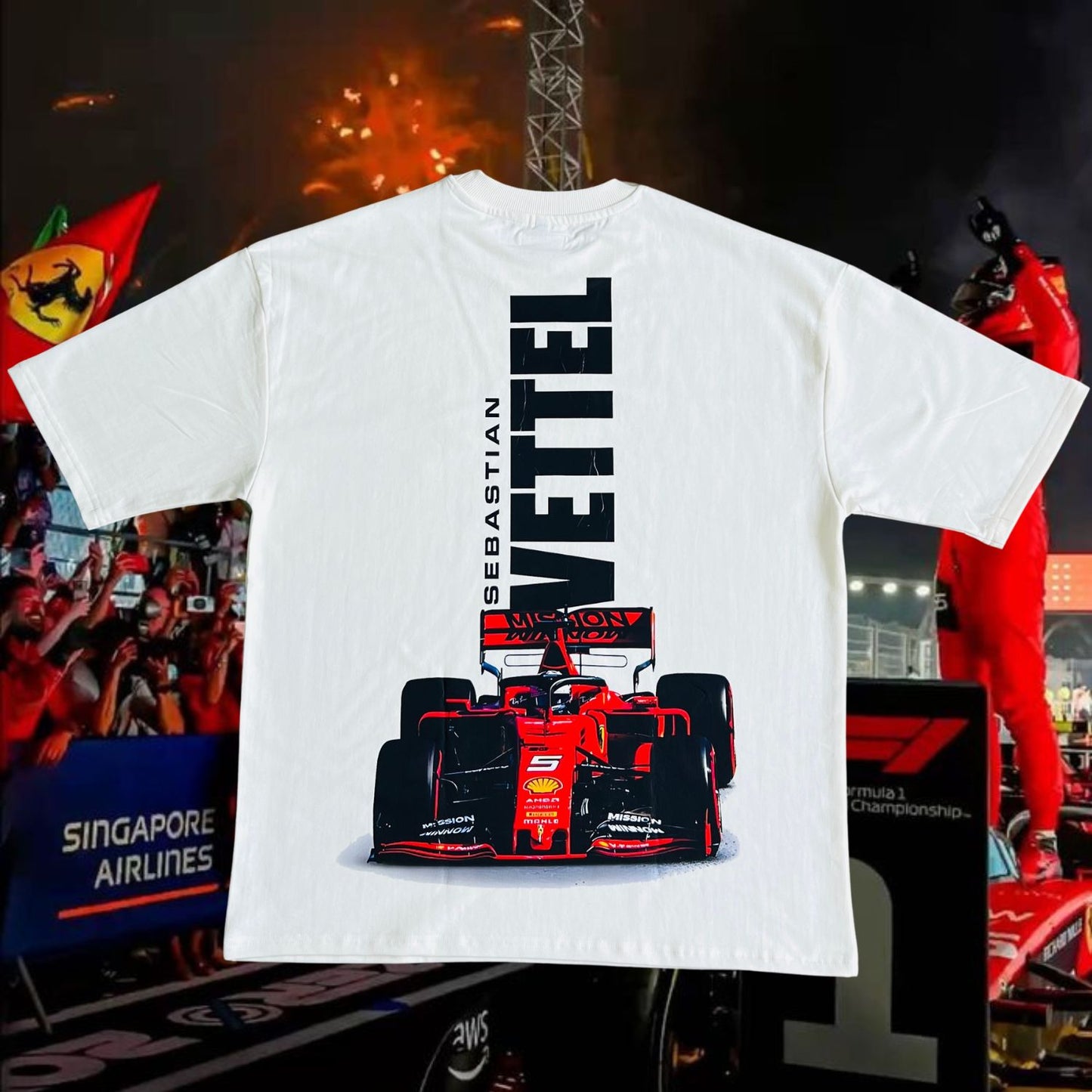 Sebastian Vettel Oversized Tshirt