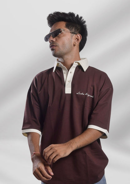 Brown Polo by Luka Originals