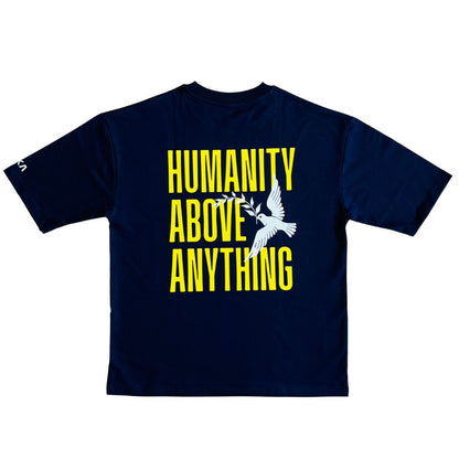 Humanity Above Everything Oversized Tshirt