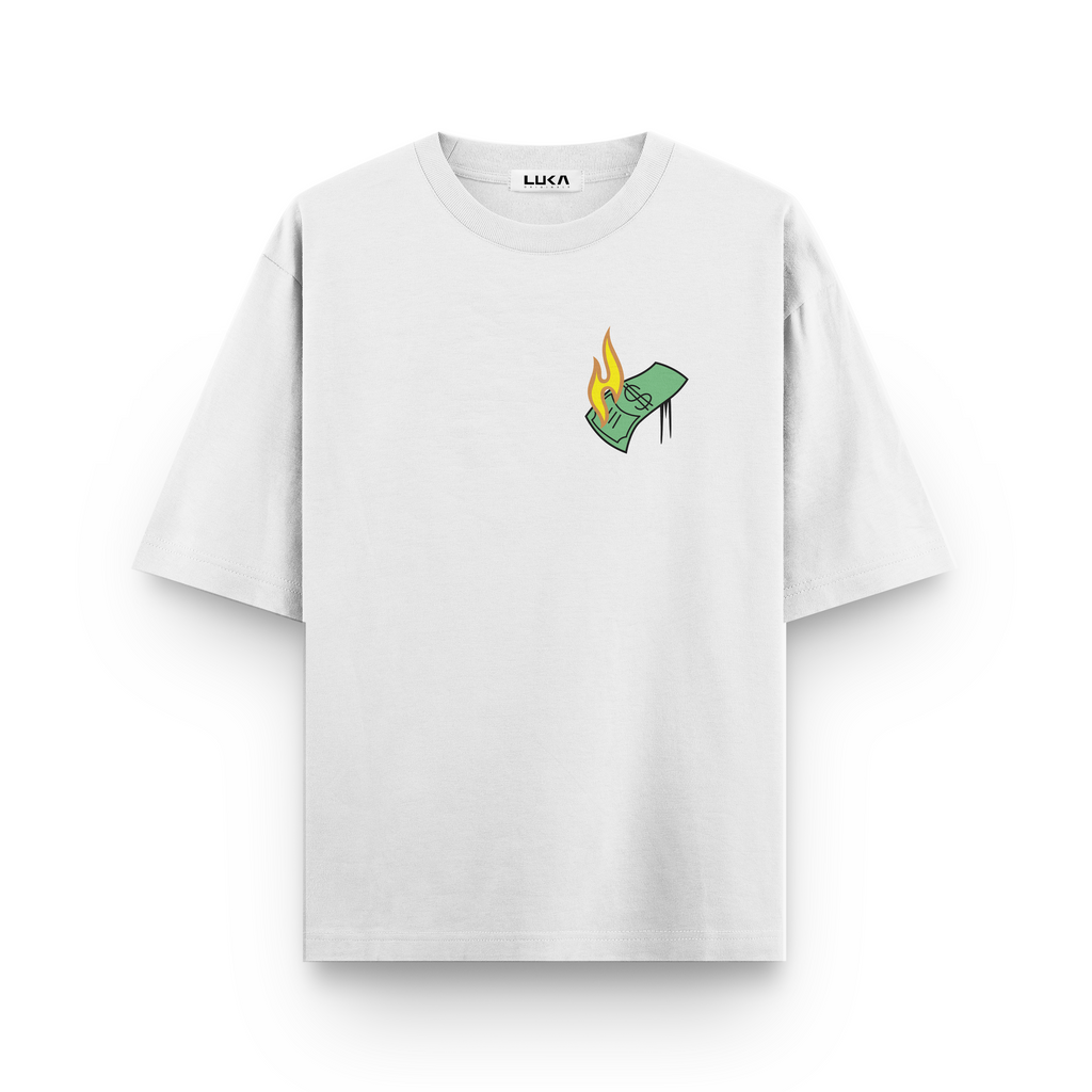 Rich Over Broke Oversized Tshirt