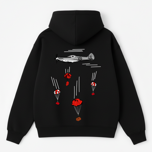 Aircraft Parachute Oversized Hoodie