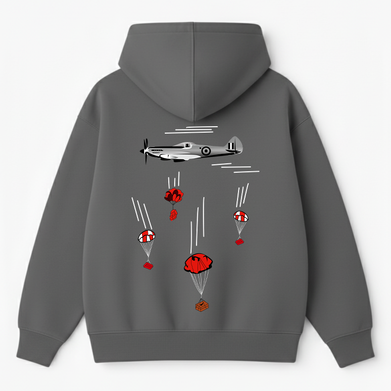 Aircraft Parachute Oversized Hoodie