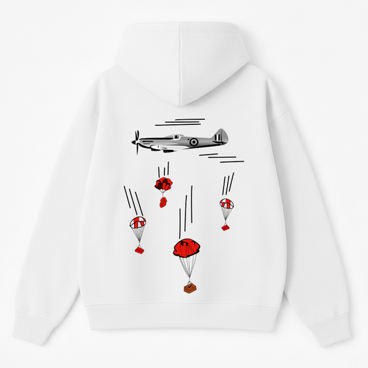 Aircraft Parachute Oversized Hoodie
