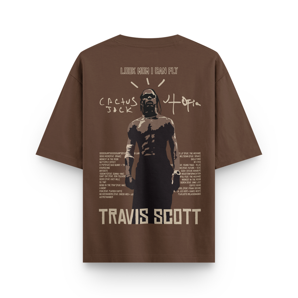 Travis Scott - Albums Oversized Tshirt