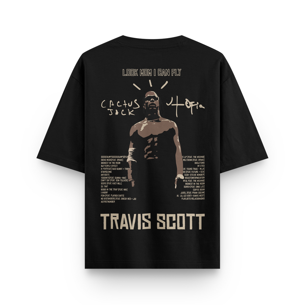 Travis Scott - Albums Oversized Tshirt