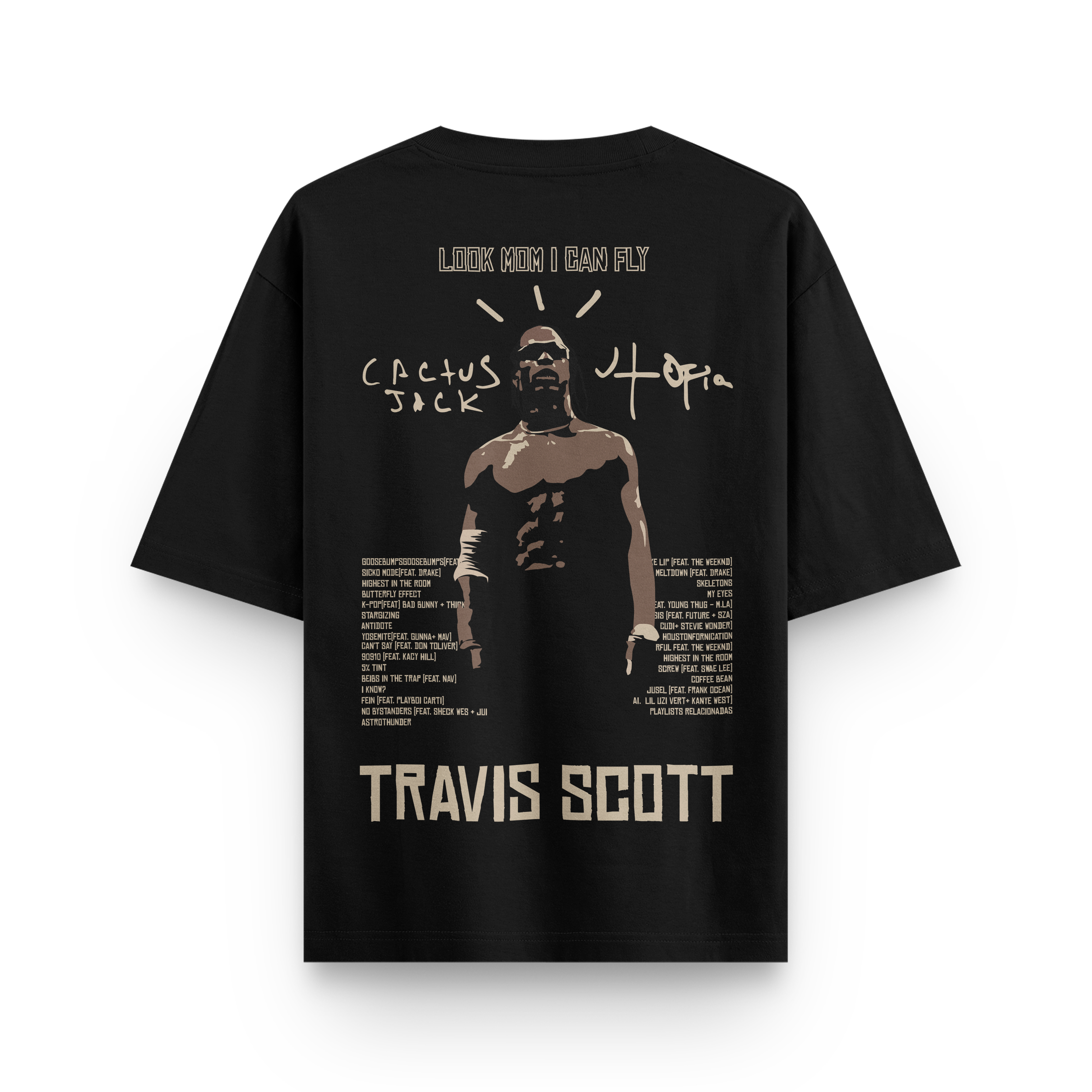 Travis Scott - Albums Oversized Tshirt