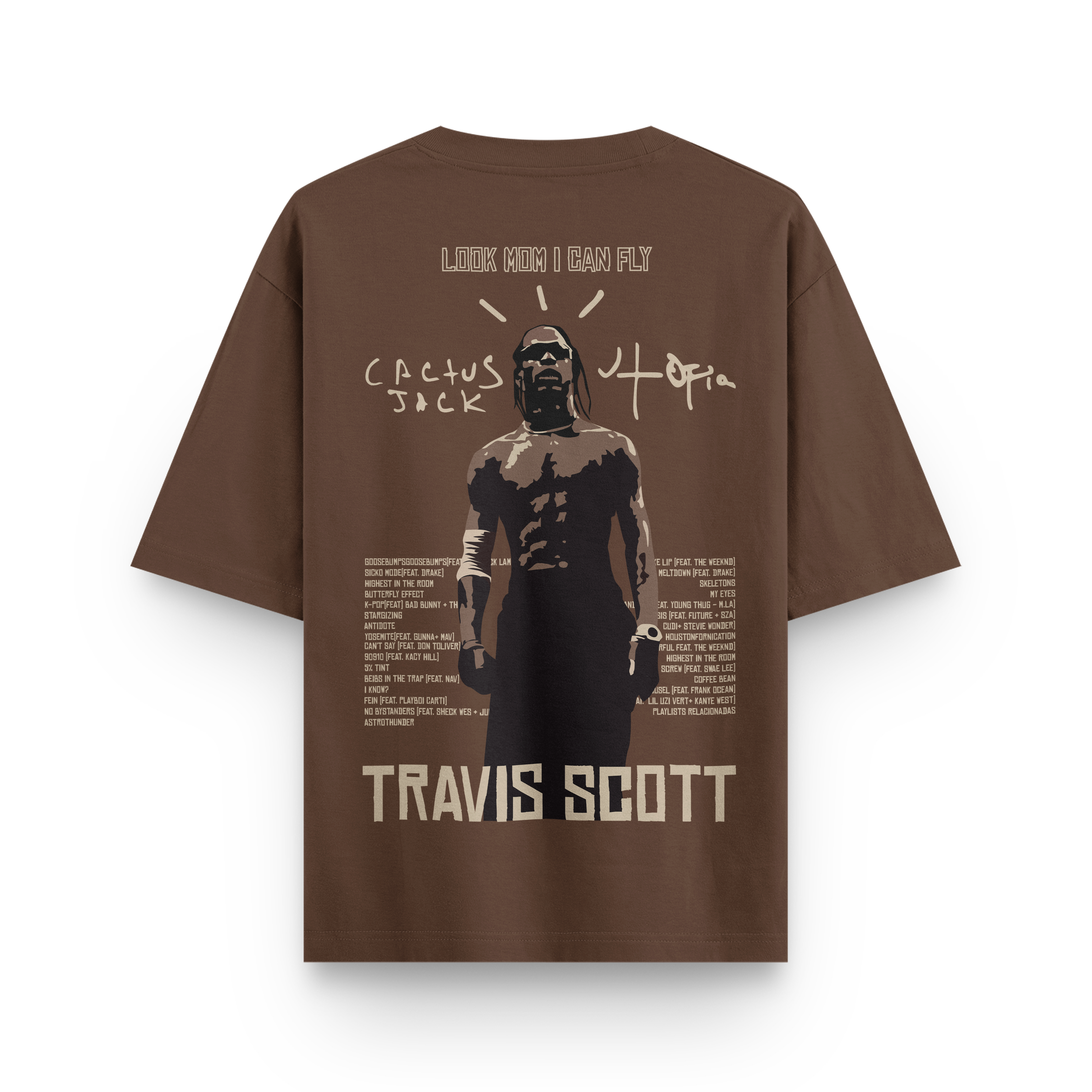 Travis Scott - Albums Oversized Tshirt
