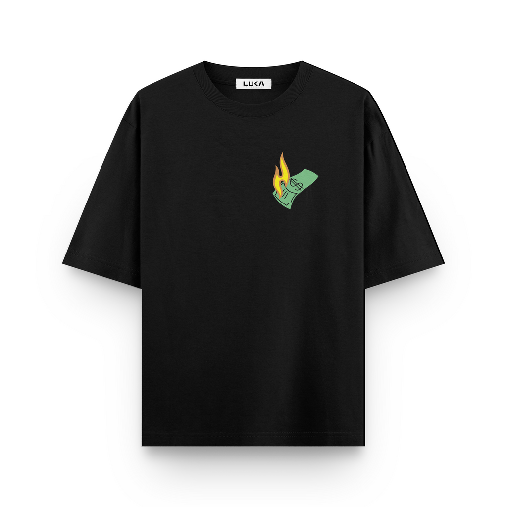 Rich Over Broke Oversized Tshirt