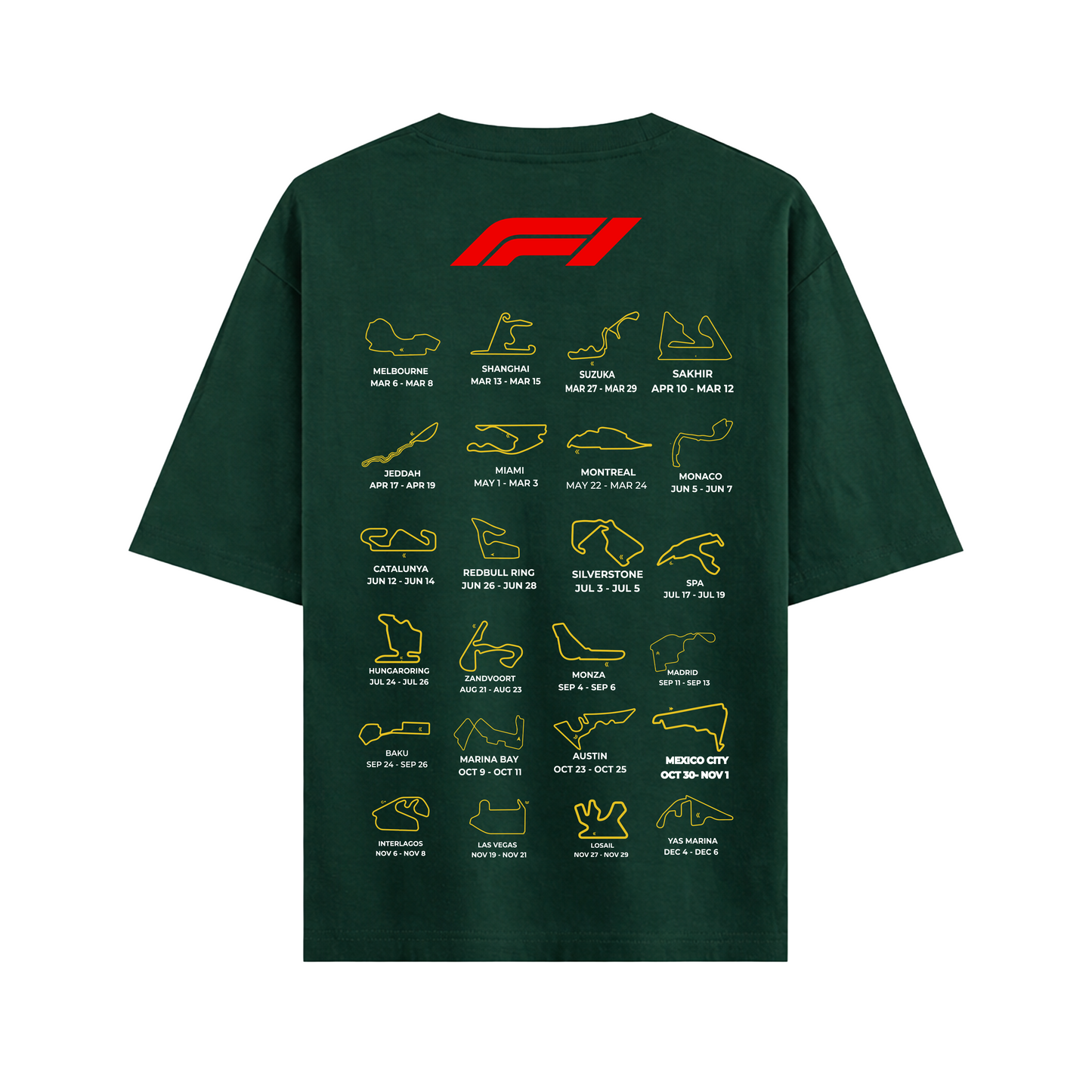 Formula 1 - Calender