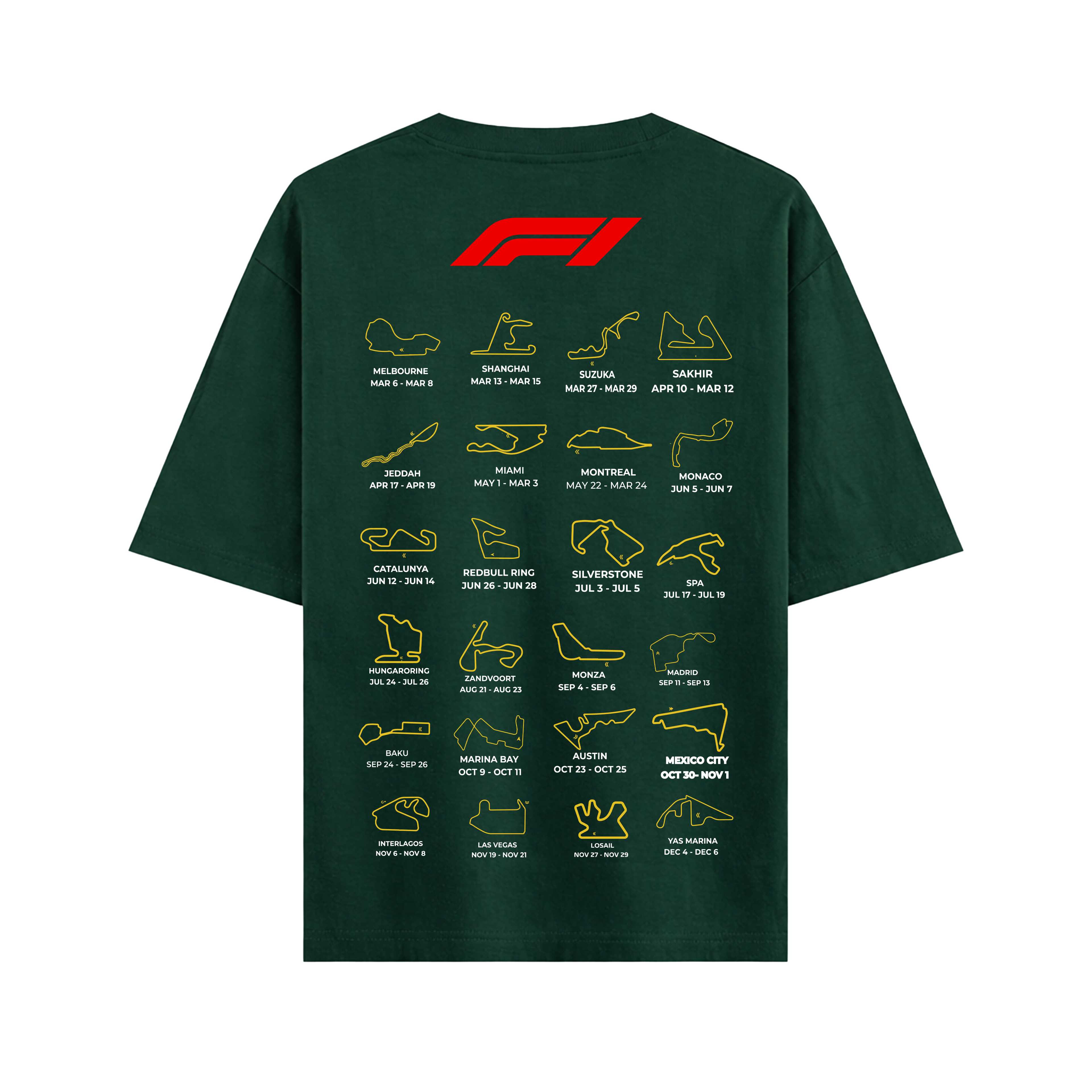 Formula 1 - Calender