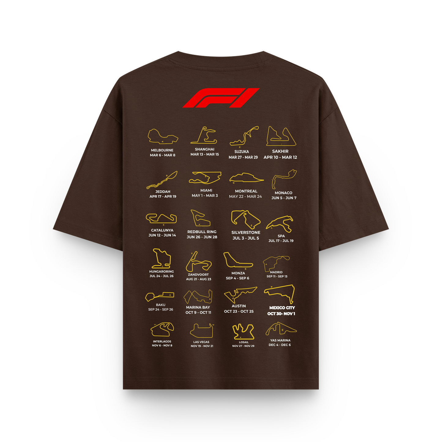 Formula 1 - Calender