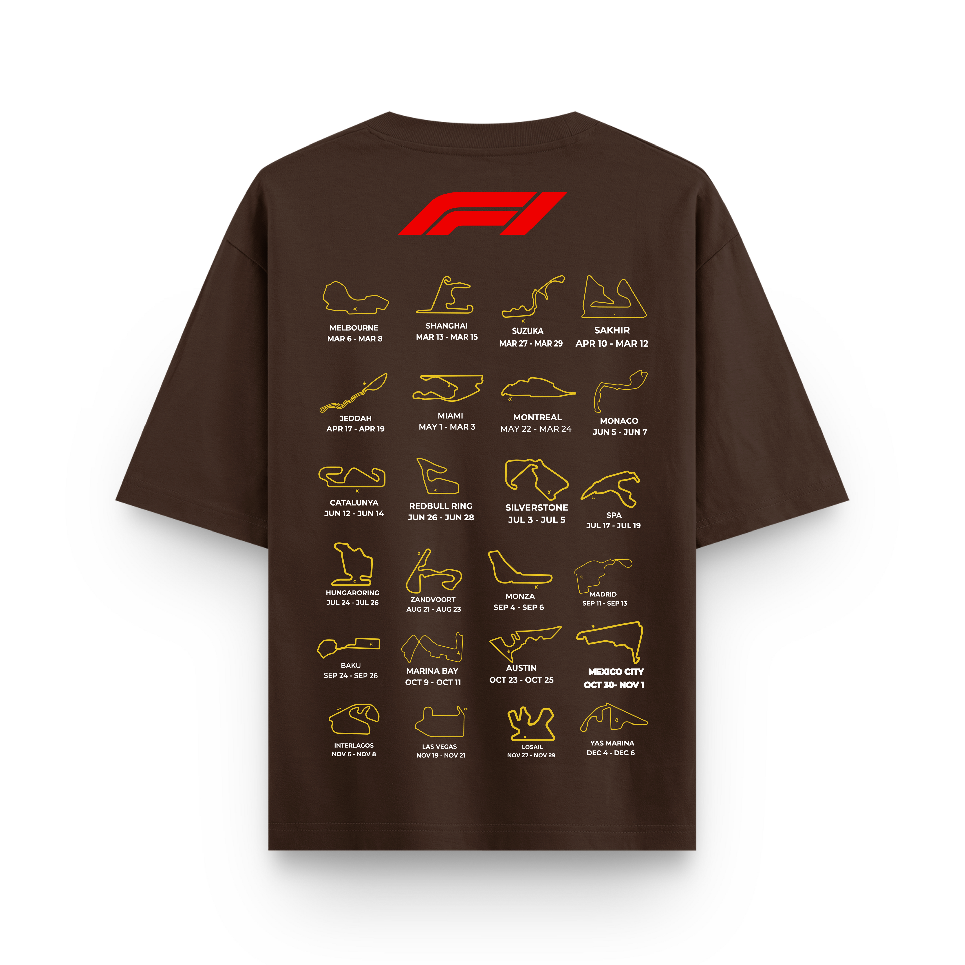 Formula 1 - Calender