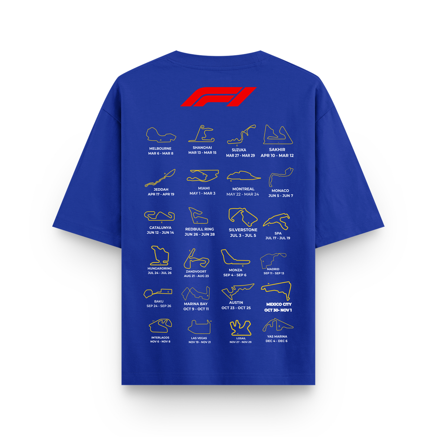 Formula 1 - Calender