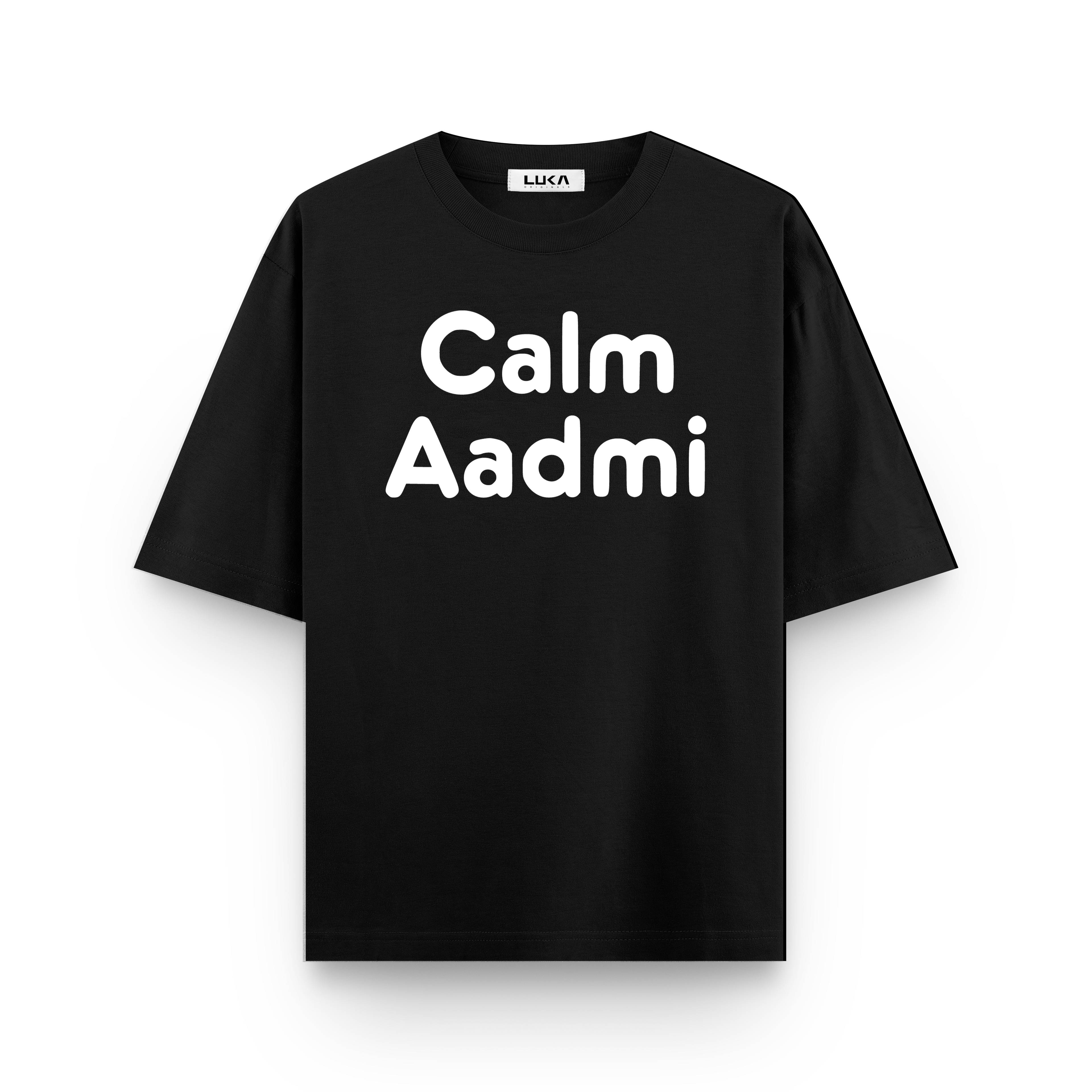 Kaleshi Aurat, Calm Aadmi Oversized Tshirt Combo