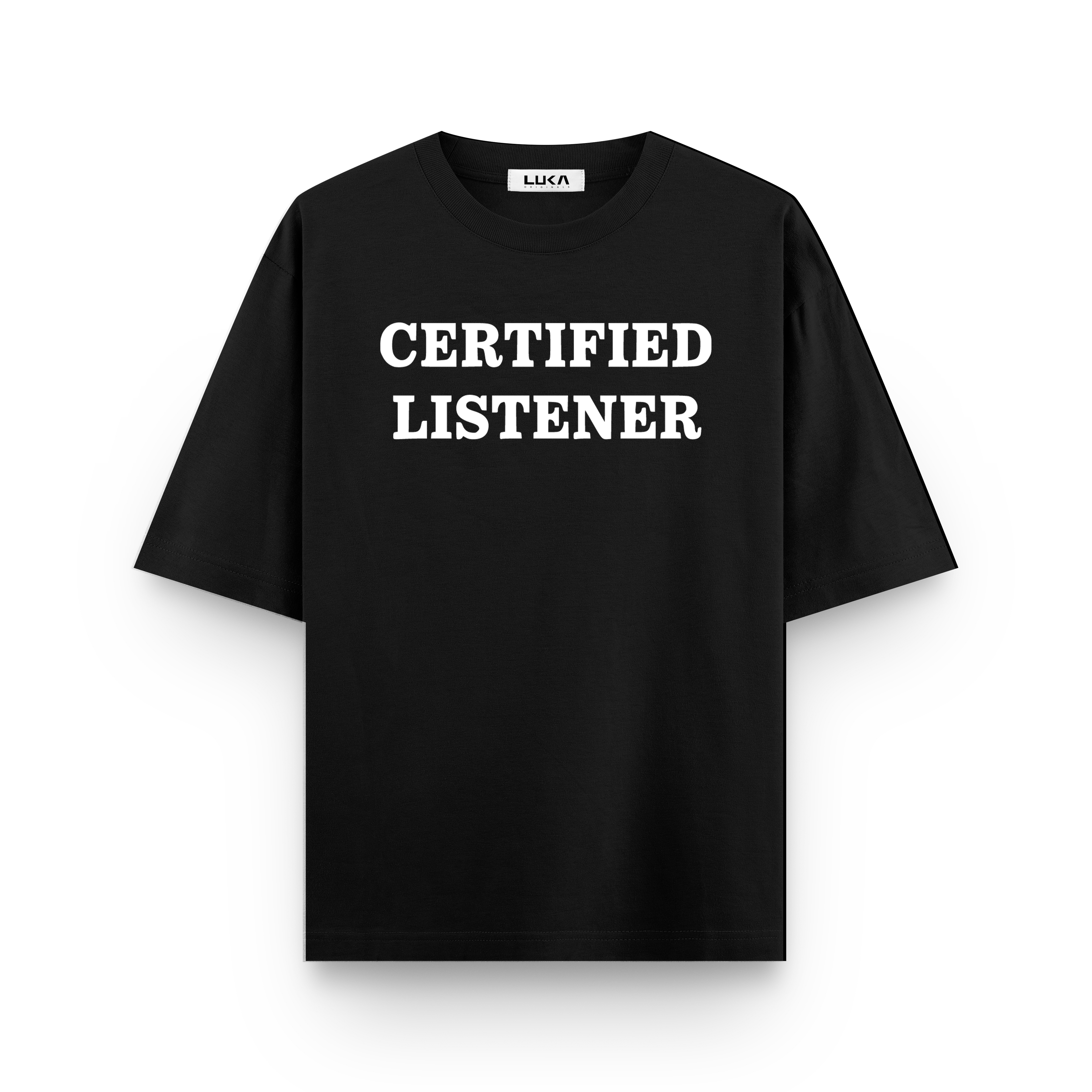 Certified Listner and Yapper Oversized Tshirt Combo