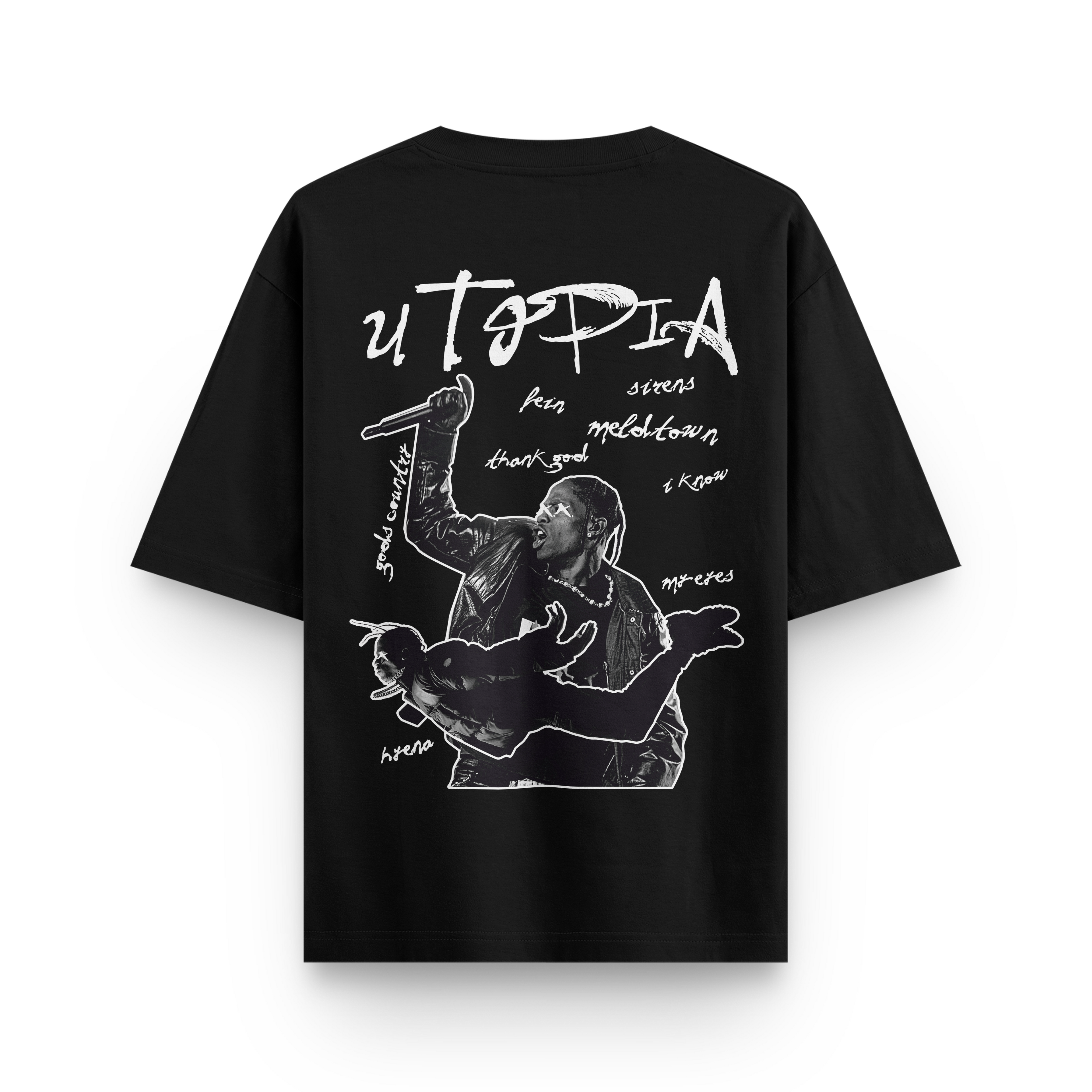 Travis Scott - Concert Mic Oversized Tshirt