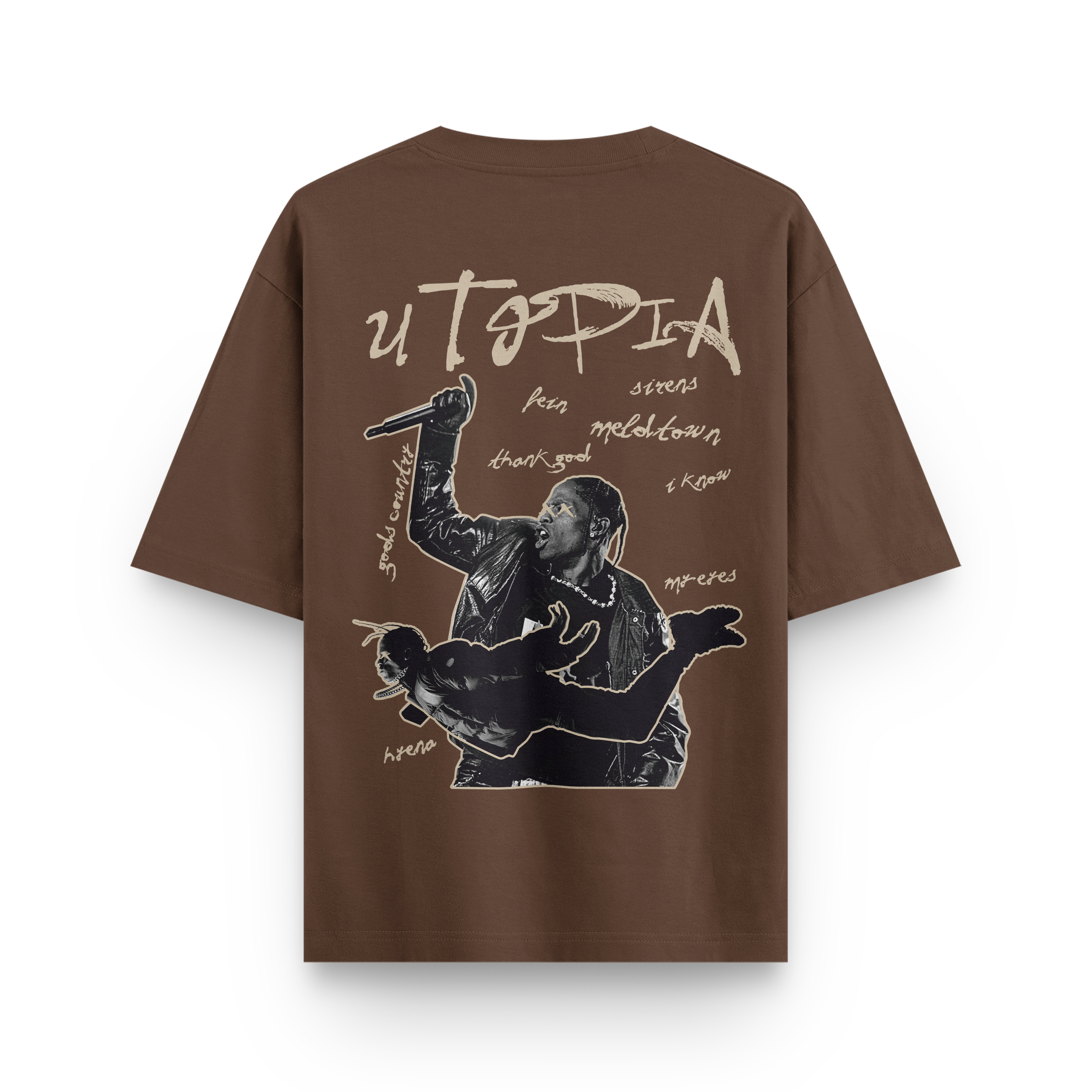 Travis Scott - Concert Mic Oversized Tshirt