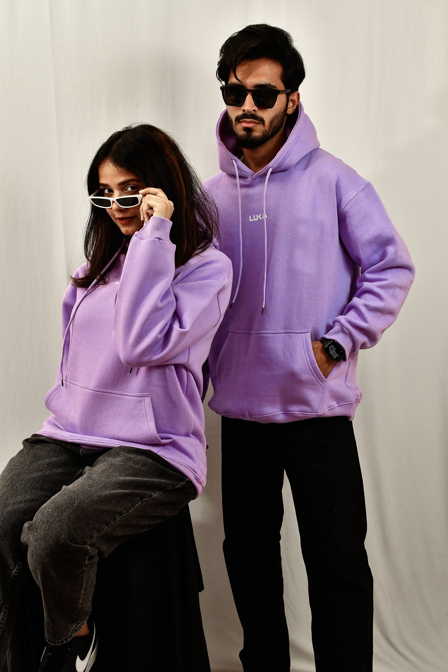 Lavender Signature Oversized Hoodie - Luka Originals