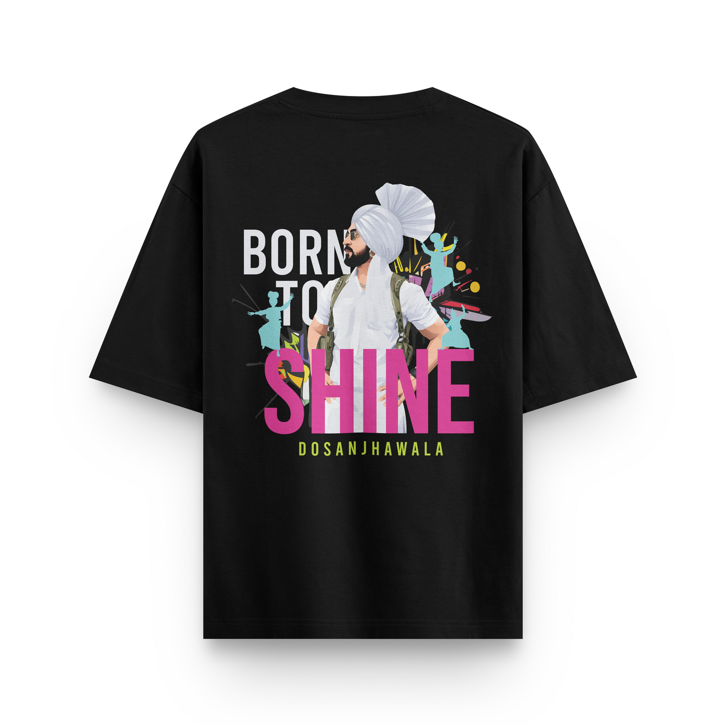 Born To Shine Oversized Tshirt