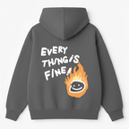 Everything Is Fine Oversized Hoodie
