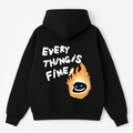Everything Is Fine Oversized Hoodie