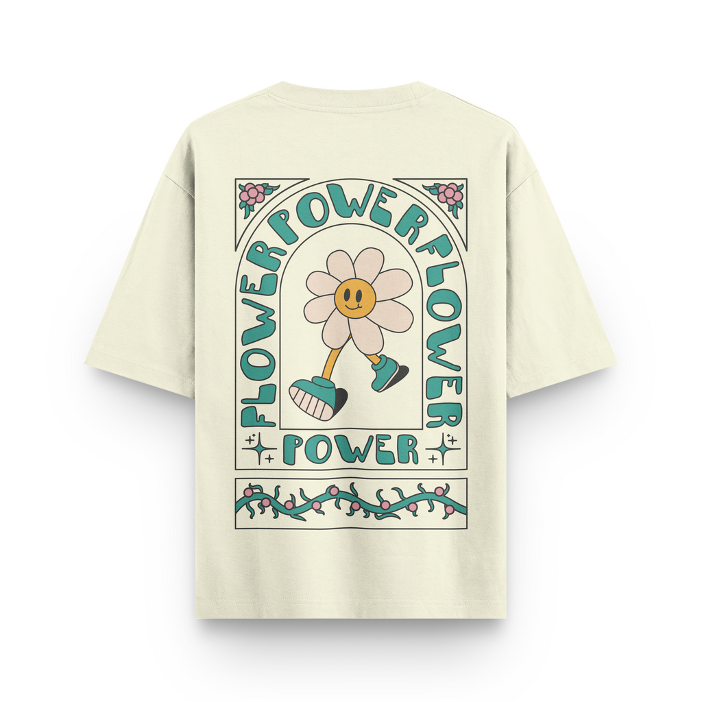 Flower Power Oversized Tshirt
