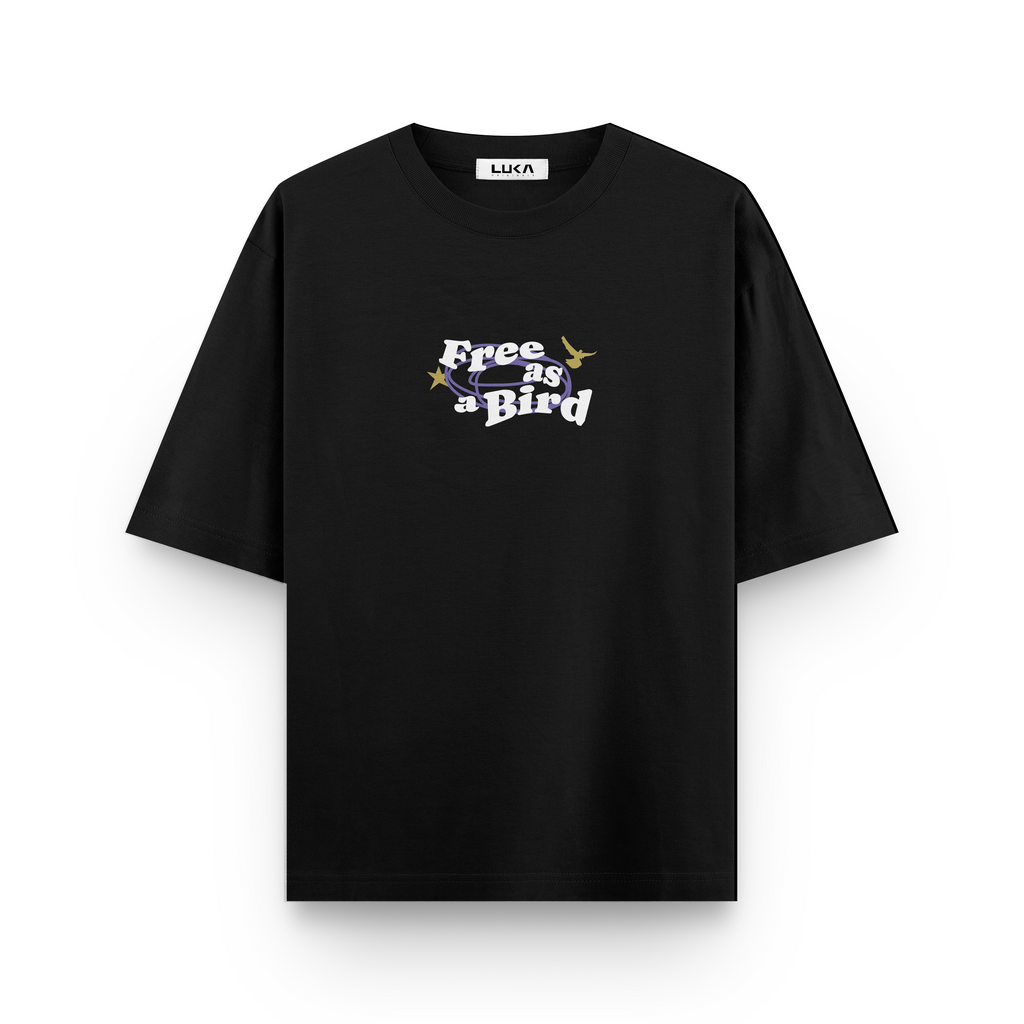 Free As A Bird Oversized Tshirt