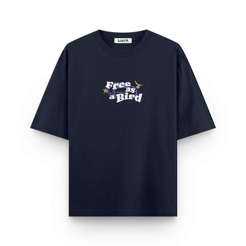 Free As A Bird Oversized Tshirt