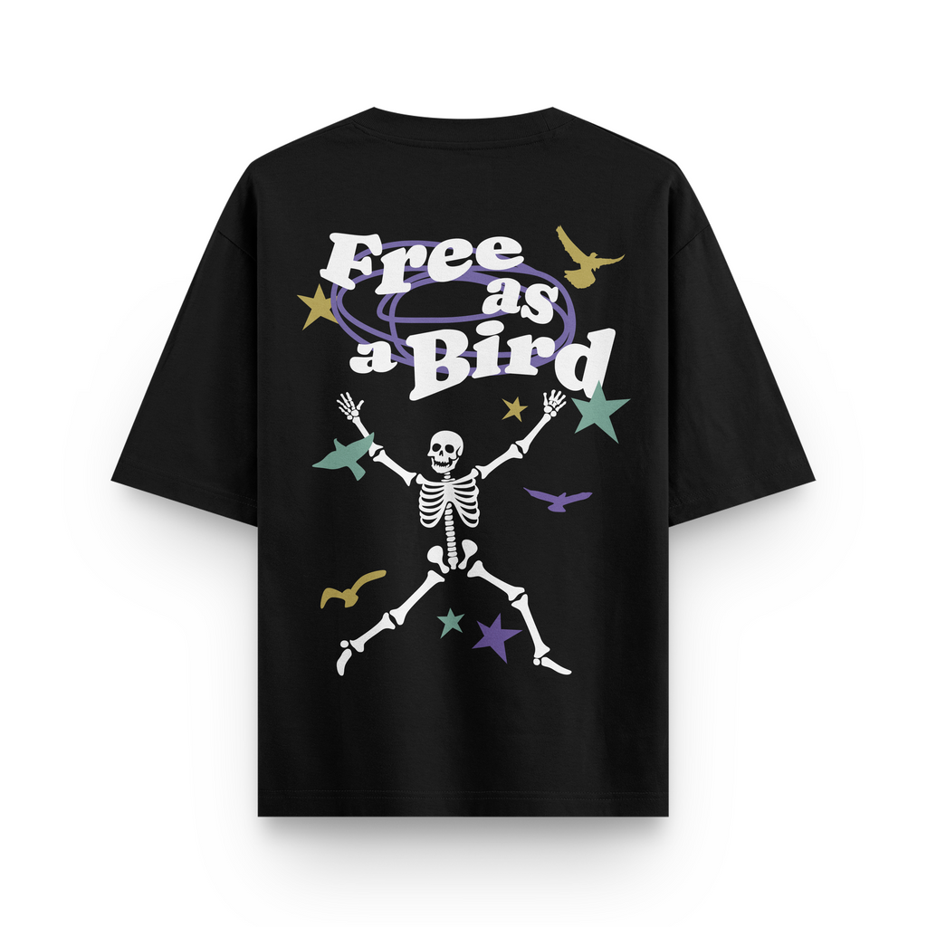 Free As A Bird Oversized Tshirt