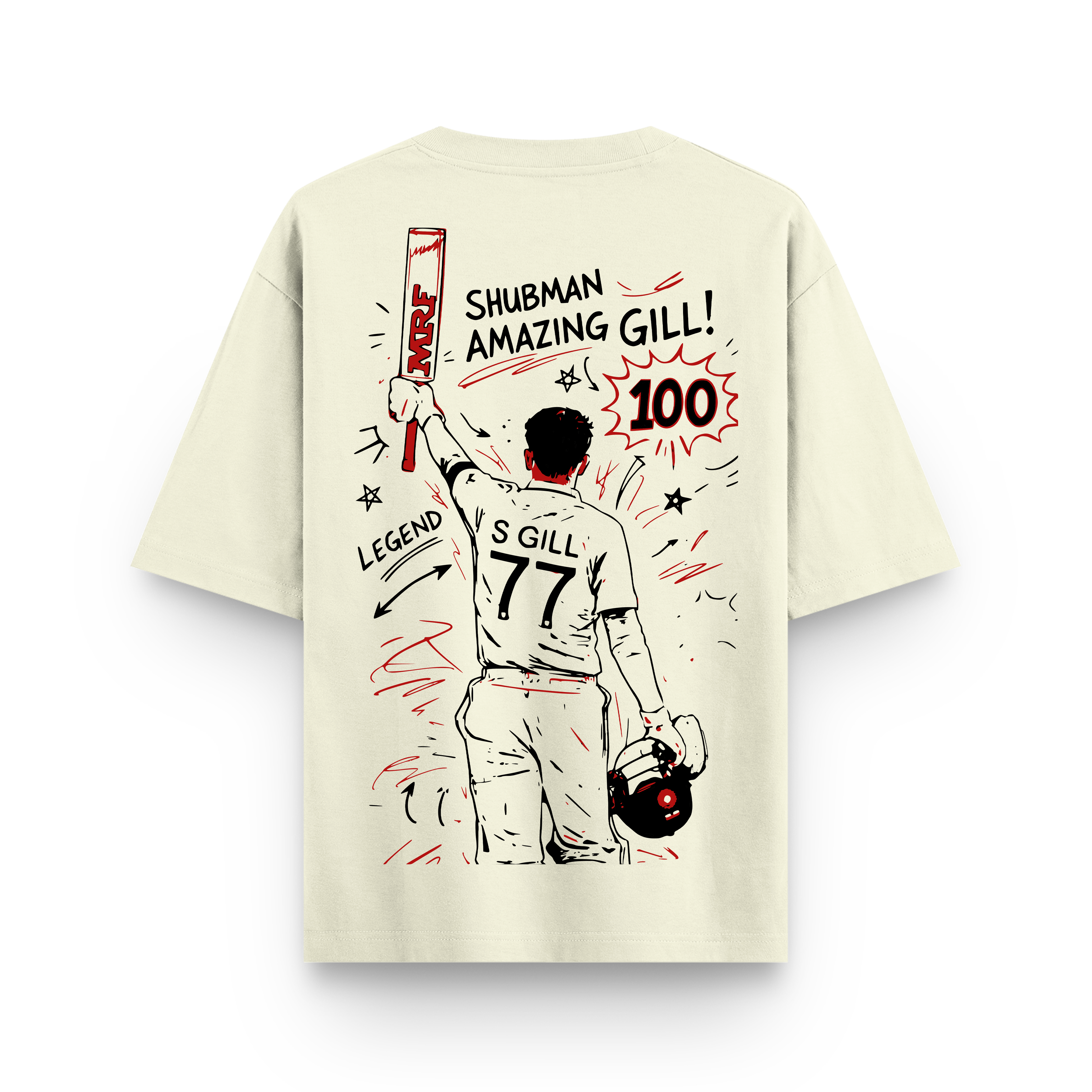 Shubman Gill 'Prince' Oversized Tshirt