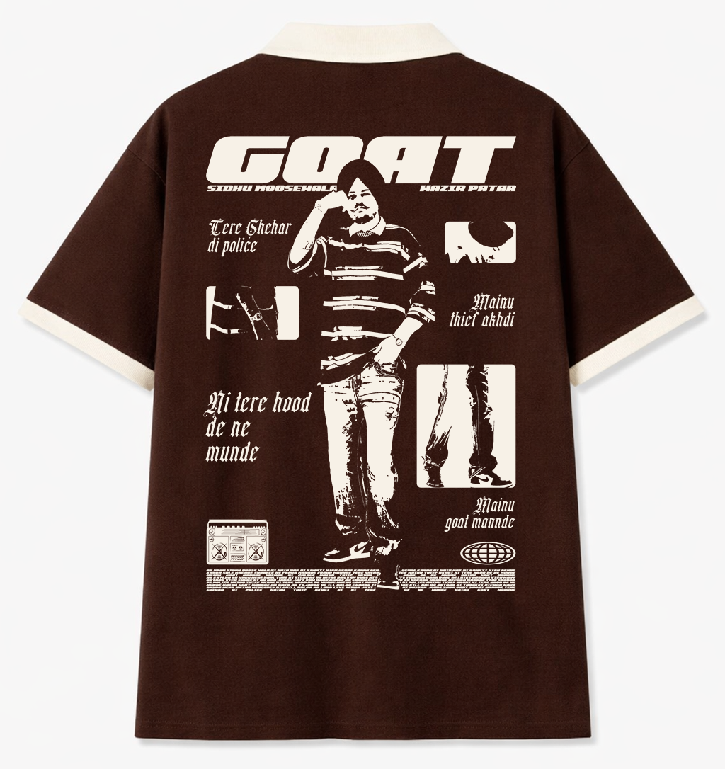 Sidhu Moosewala - GOAT Oversized Polo