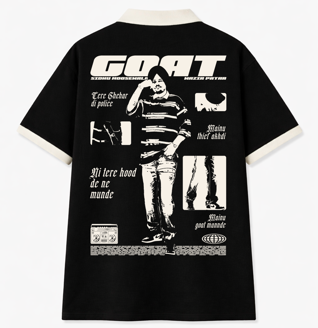 Sidhu Moosewala - GOAT Oversized Polo