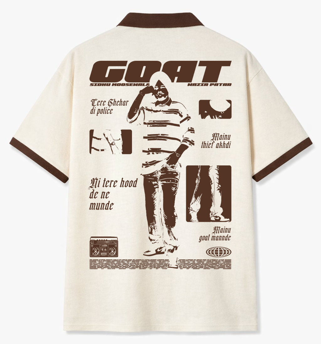 Sidhu Moosewala - GOAT Oversized Polo