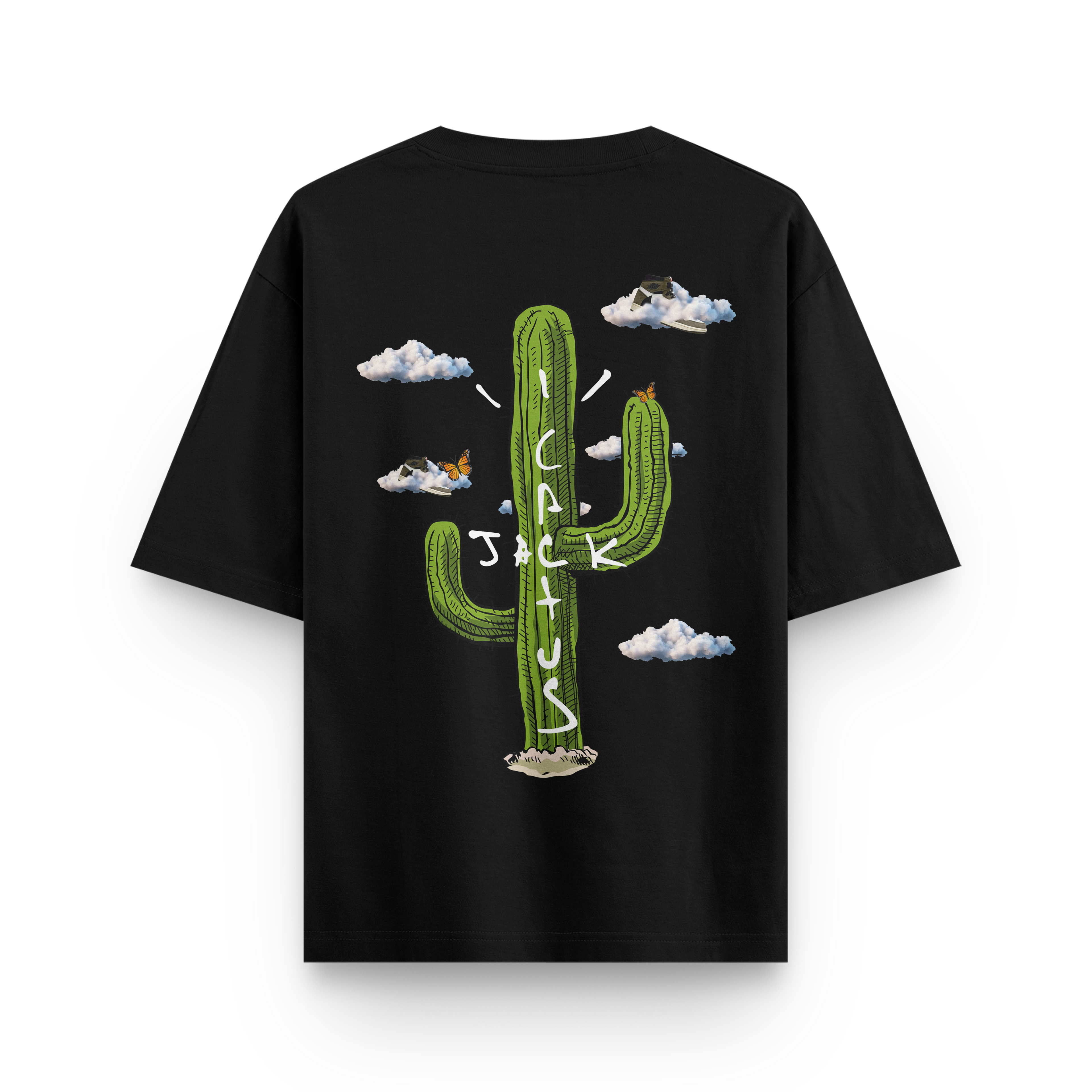 Travis Scott - Green Cactus Oversized Tshirt