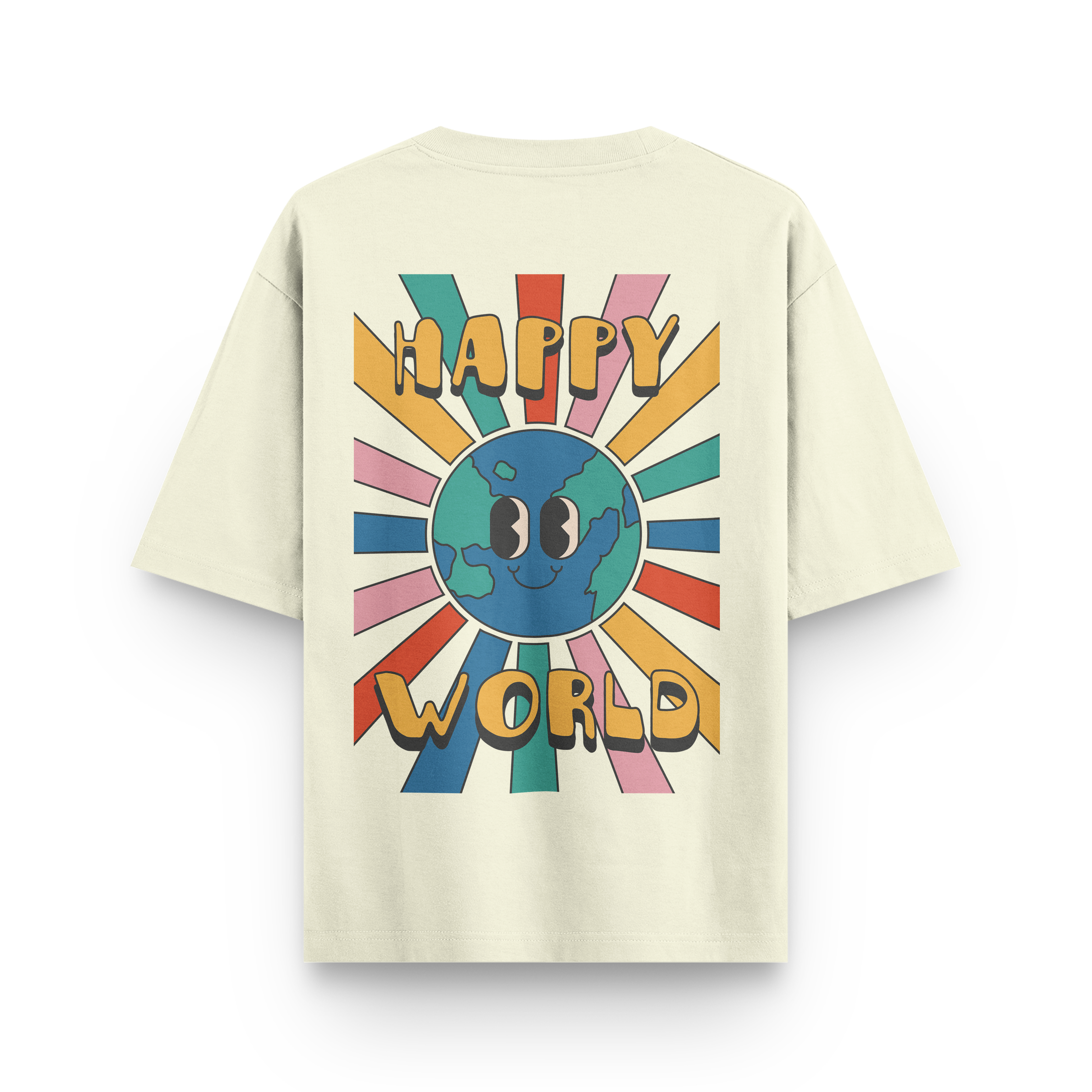 Happy World Oversized Tshirt