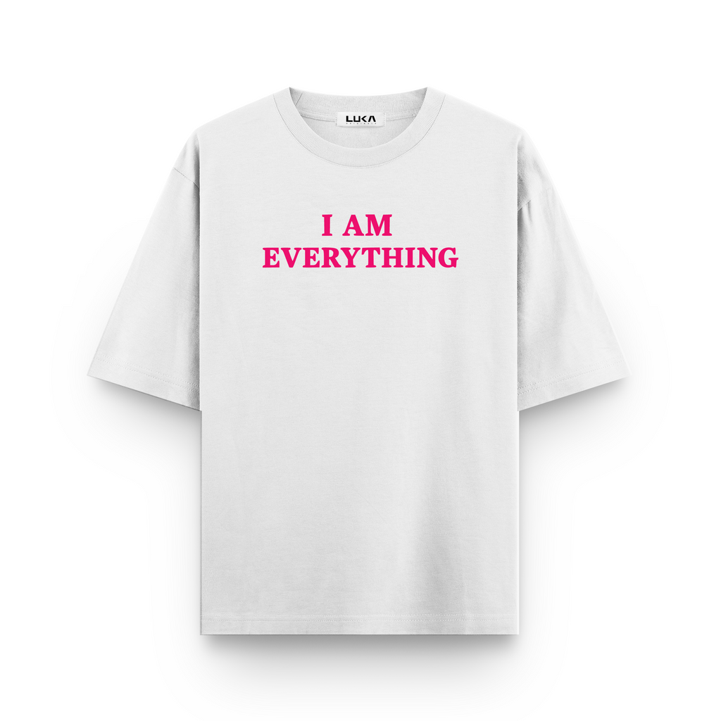 I Love Everything Oversized Tshirt Combo