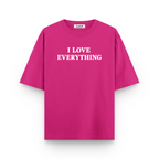 I Love Everything Oversized Tshirt Combo