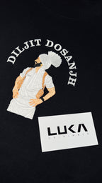 Diljit Dosanjh Embroidered Oversized Tshirt