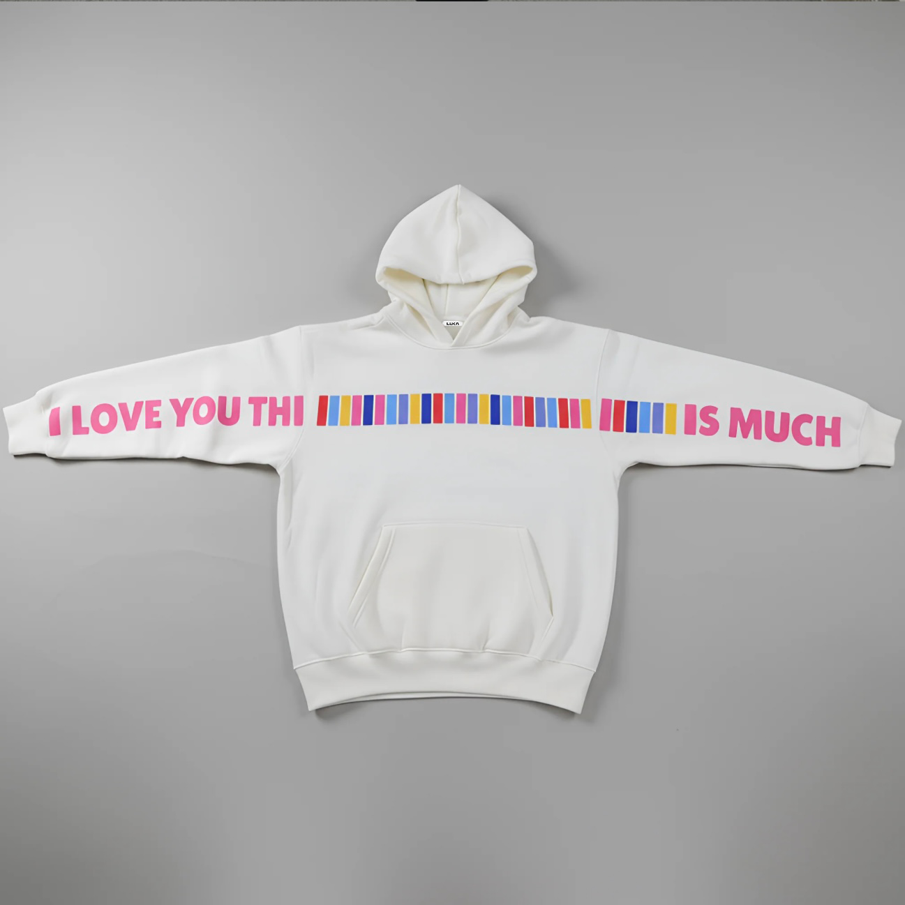 I Love You Oversized Hoodie