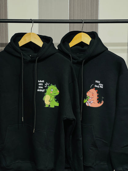 Cute Dino Oversized Hoodie’s