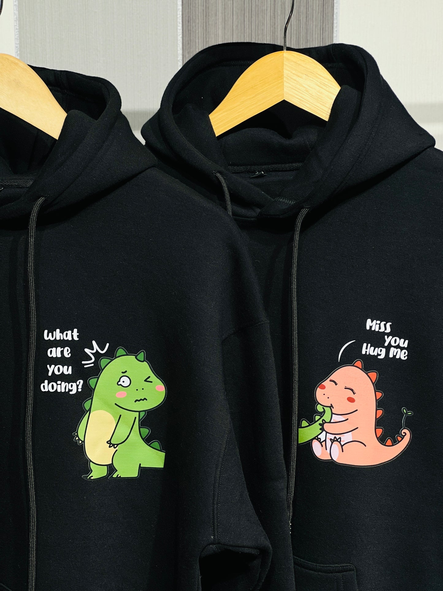 Cute Dino Oversized Hoodie’s