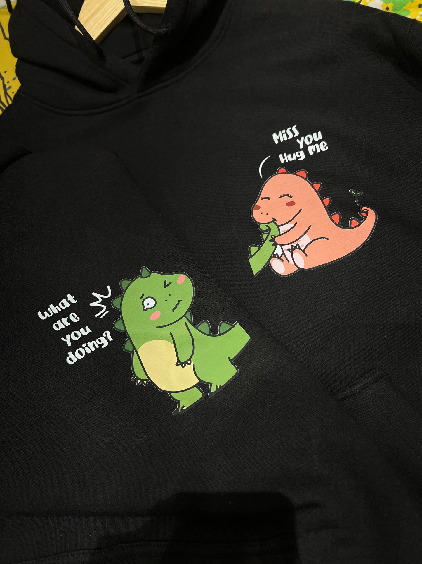 Cute Dino Oversized Hoodie’s