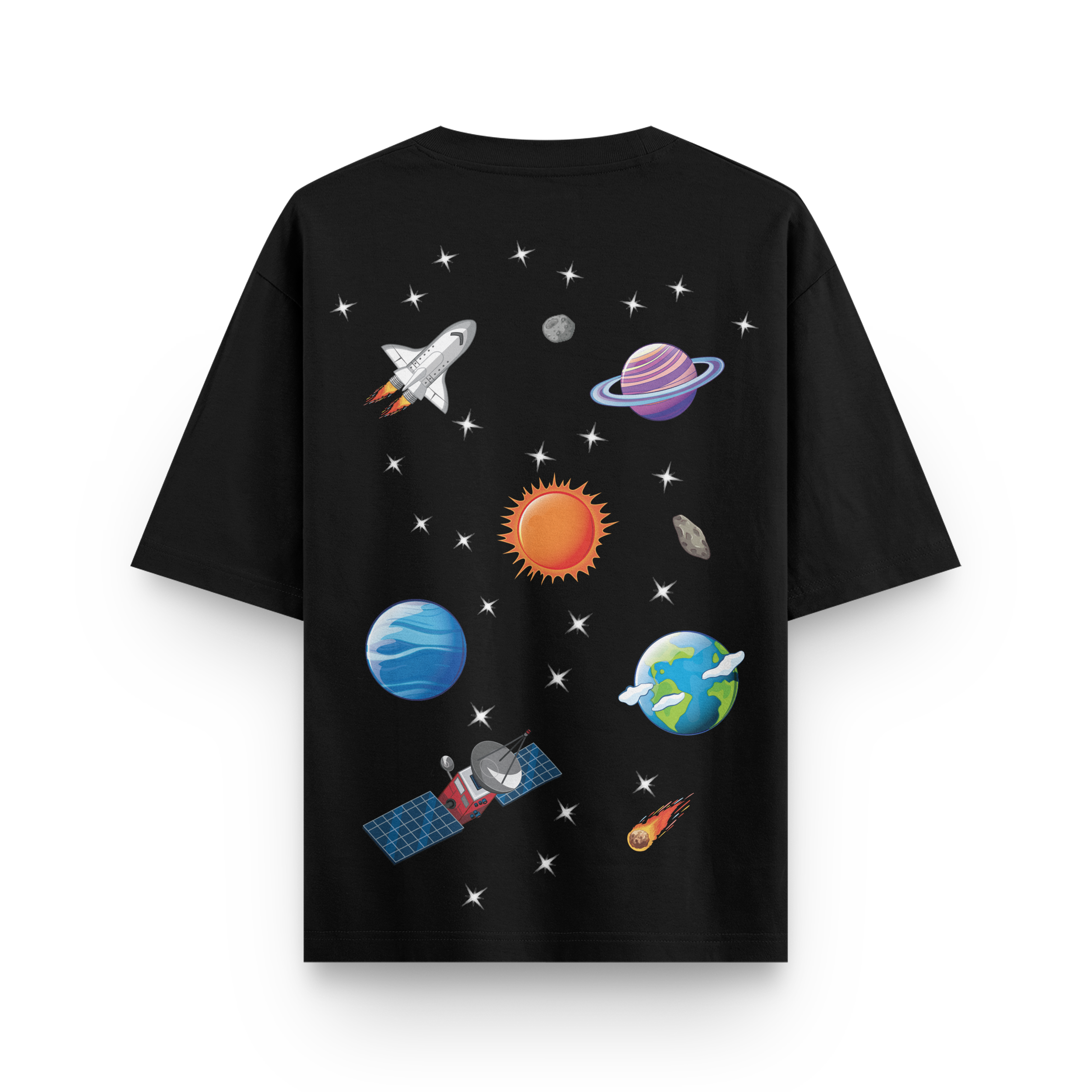 "I Need Space" Dark Galaxy Adult Short Sleeve T-Shirt - 100% Cotton Crewneck