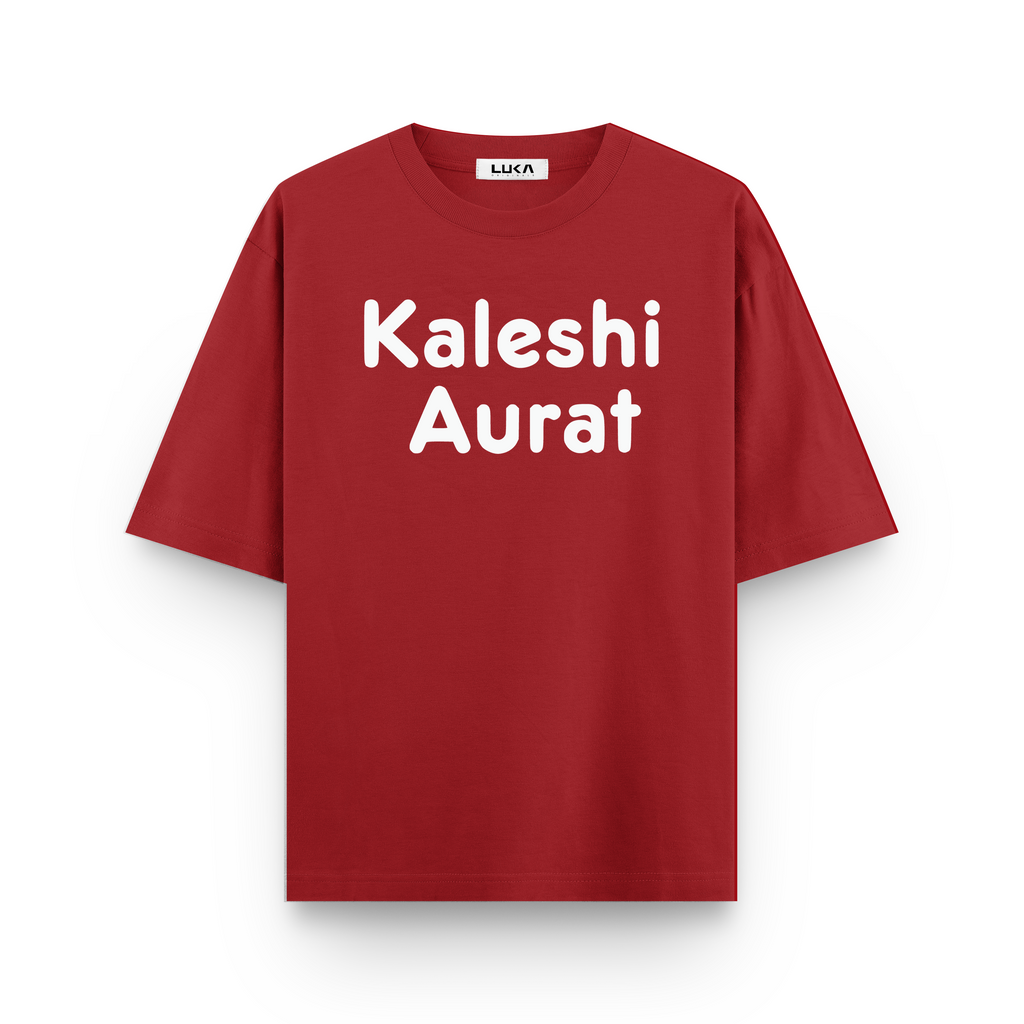 Kaleshi Aurat, Calm Aadmi Oversized Tshirt Combo