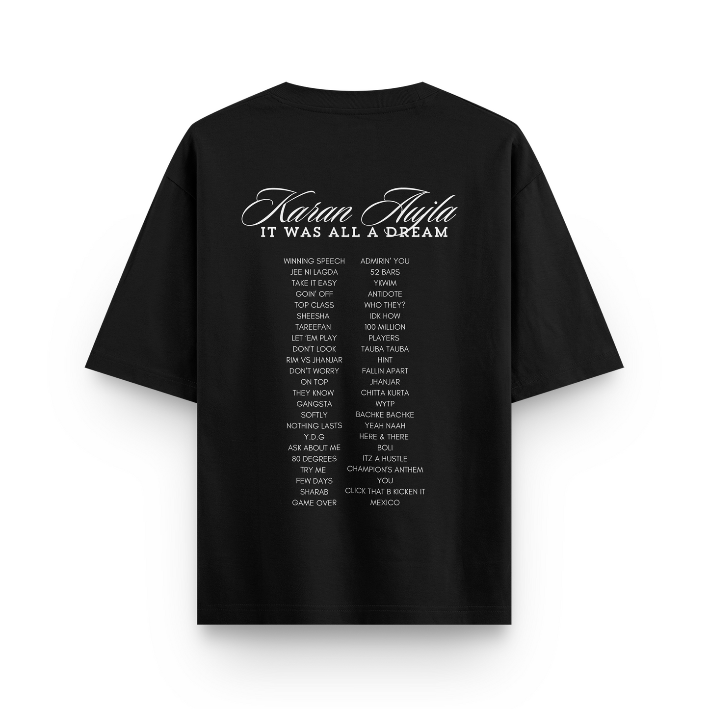 Karan Aujla - The World Tour Oversized Tshirt