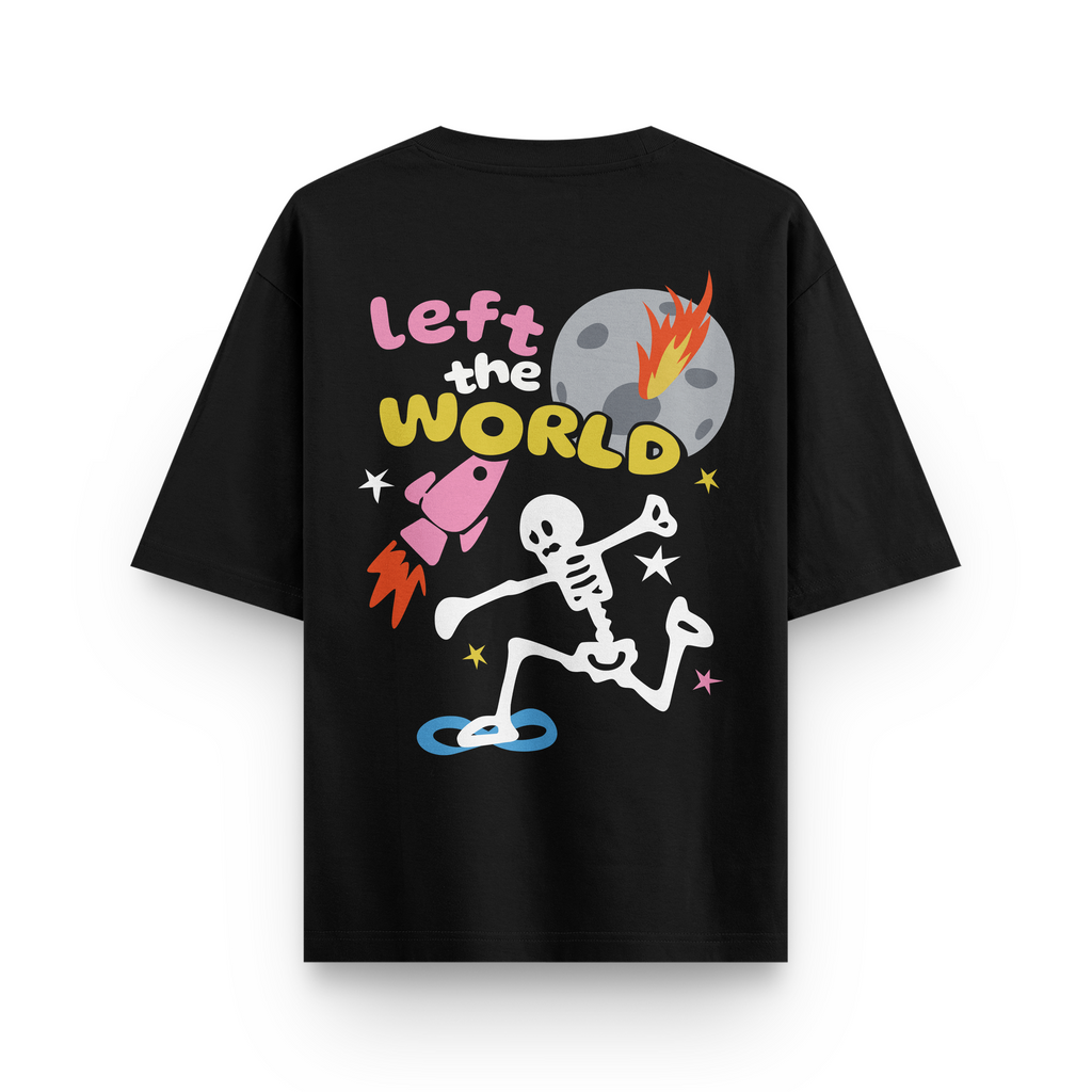 Left The World Oversized Tshirt