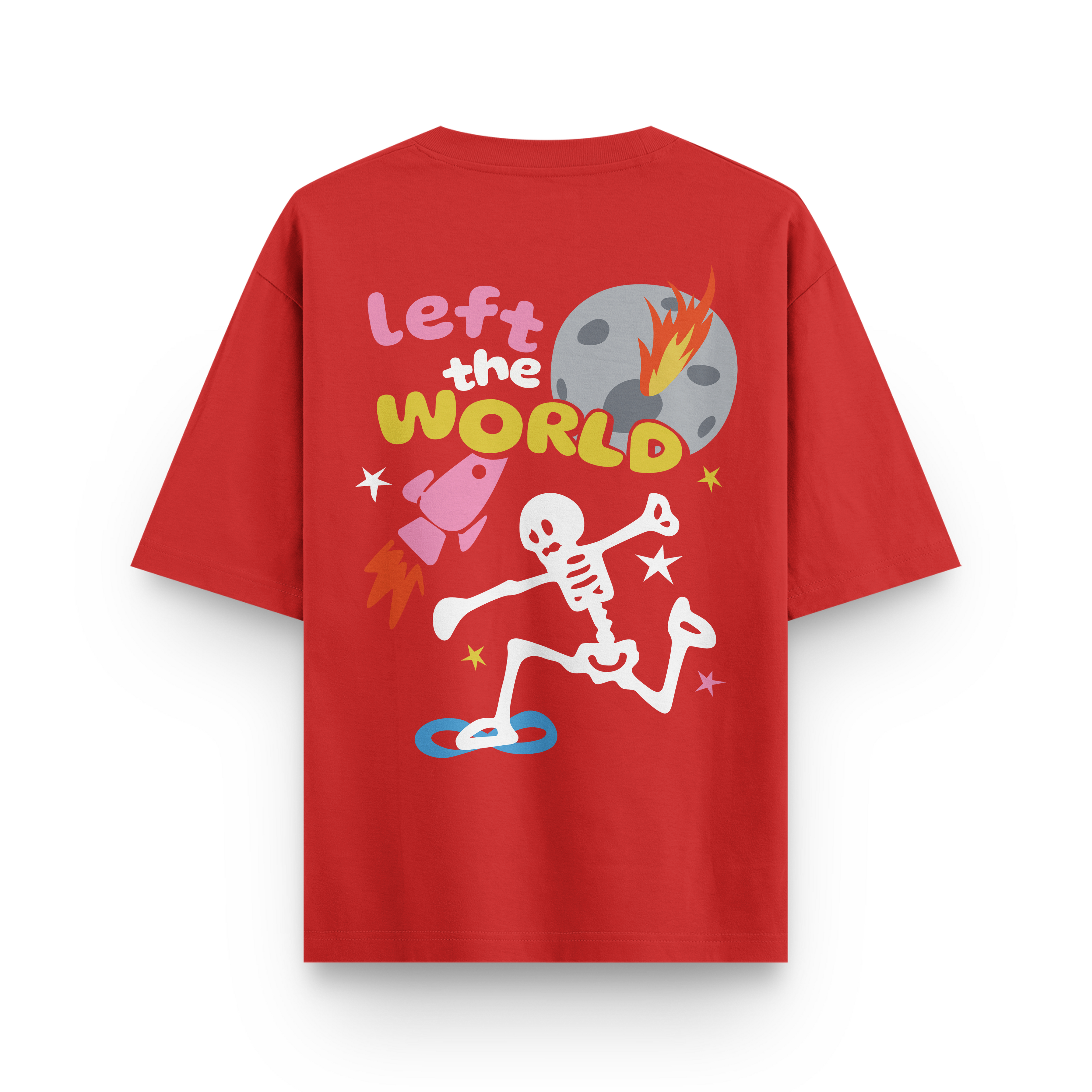 Left The World Oversized Tshirt